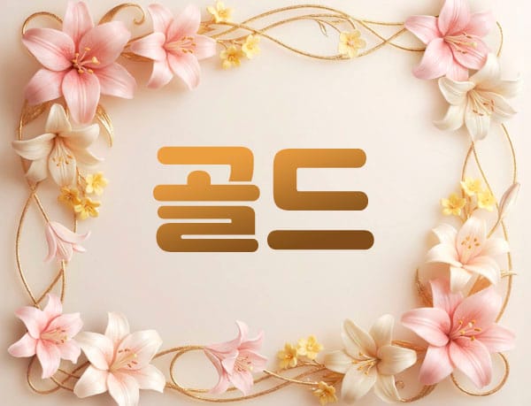 남쌤.1인홈케어- 골드 -연출사진